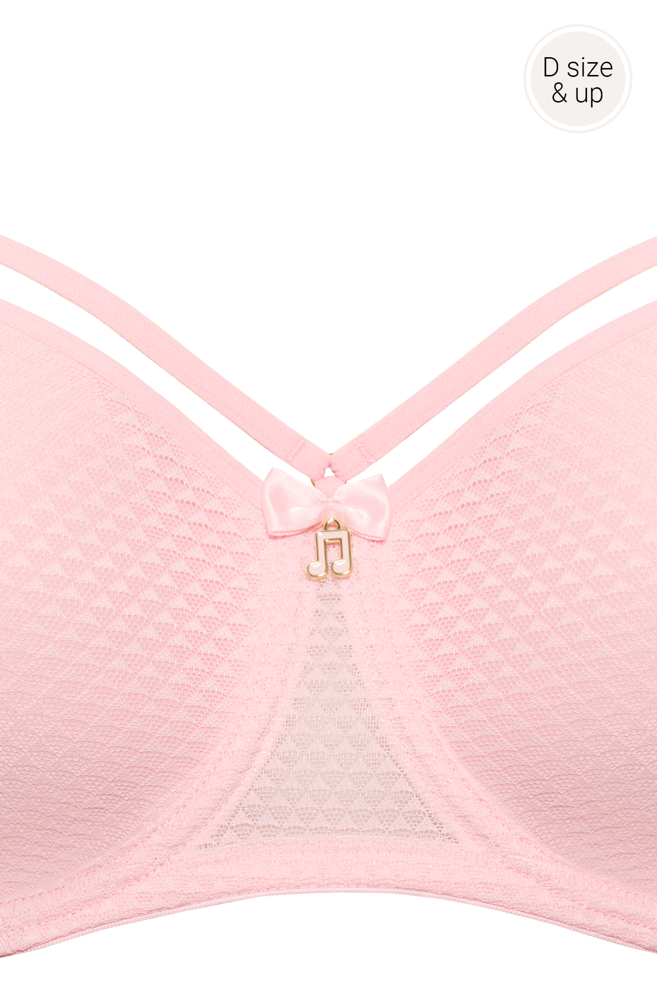 Space odyssey balcony bra blush pink
