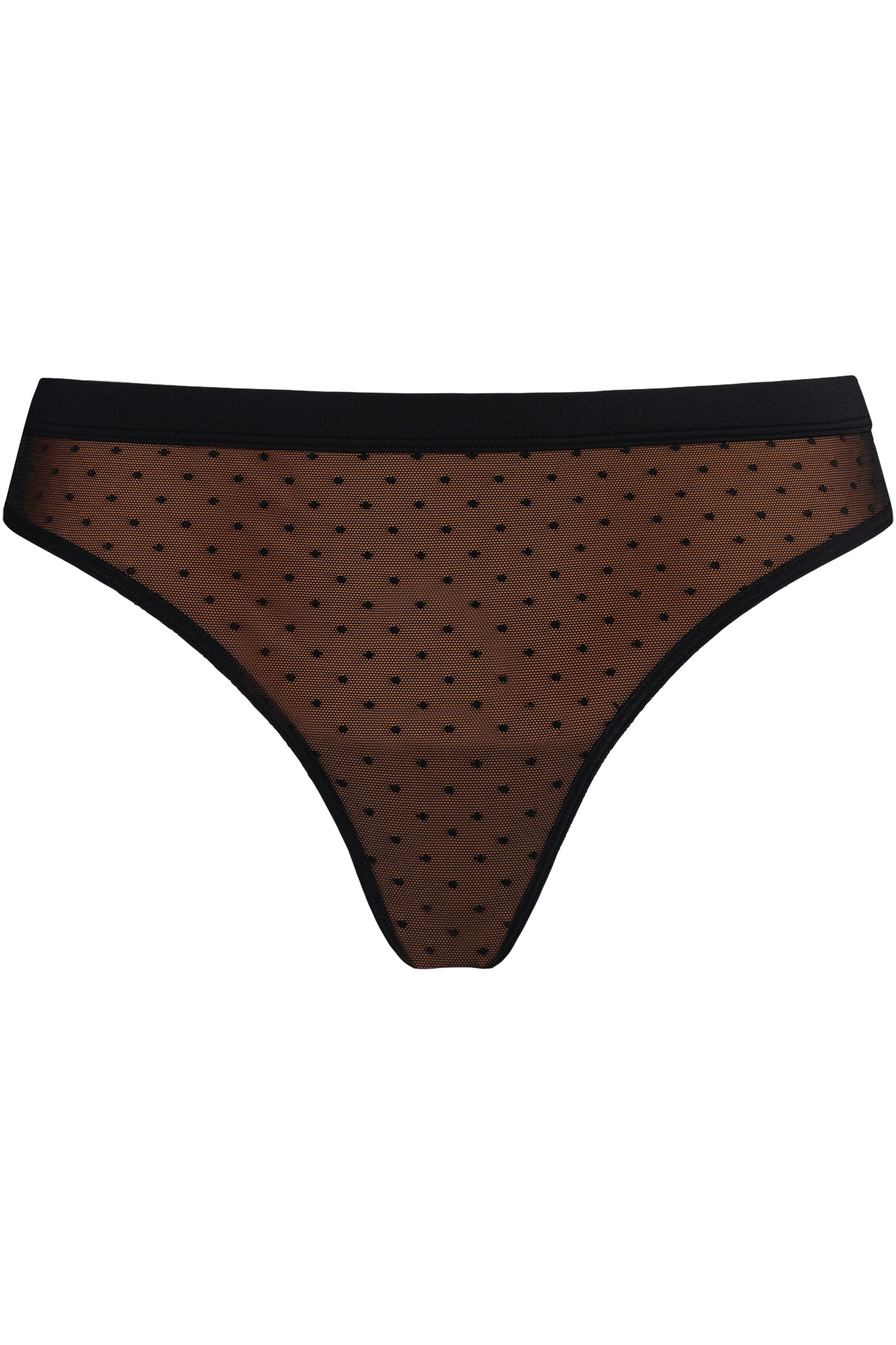 #color_sheer black polka dot