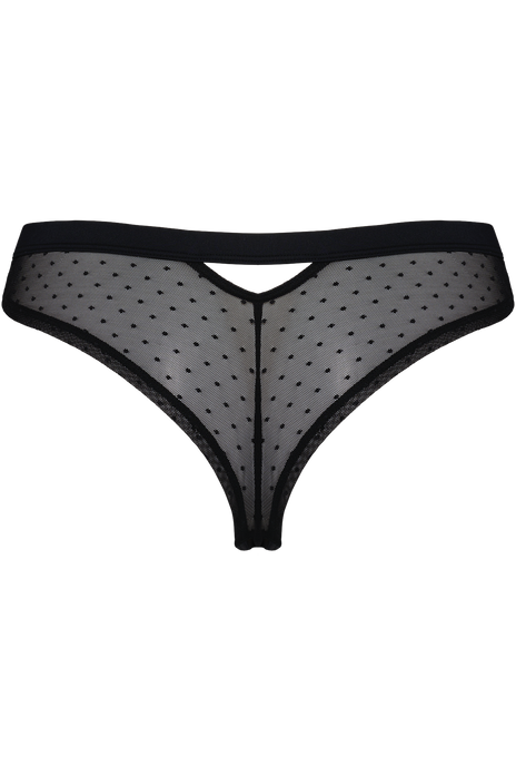 #color_sheer black polka dot