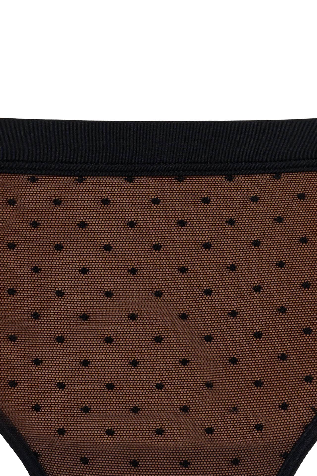 #color_sheer black polka dot
