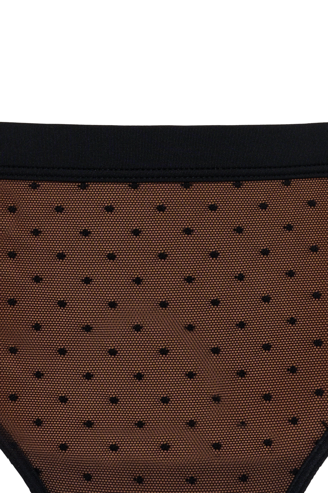 #color_sheer black polka dot