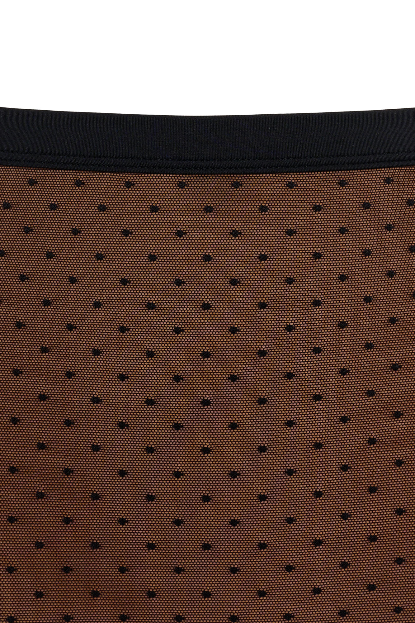 #color_sheer black polka dot