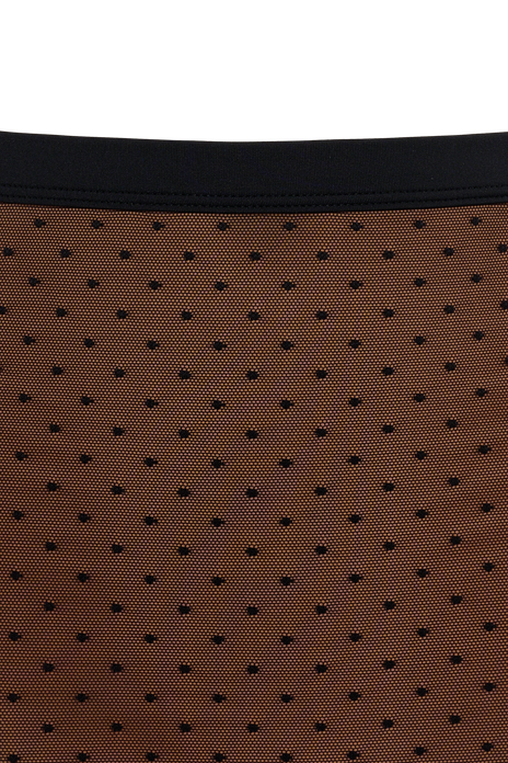 #color_sheer black polka dot