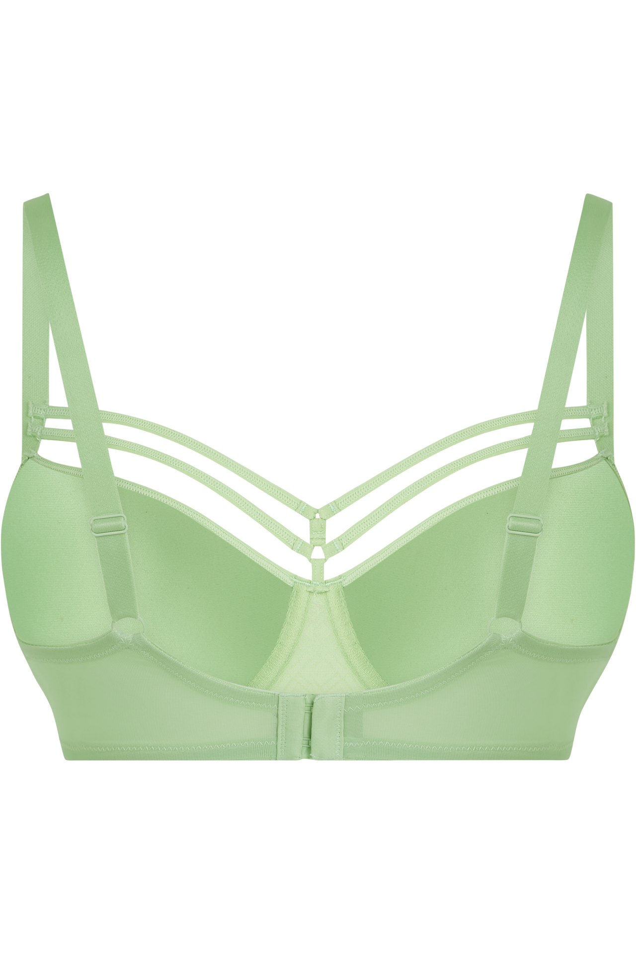 Seduction plunge balcony bra pastel green