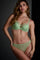 Seduction push up bra pastel green