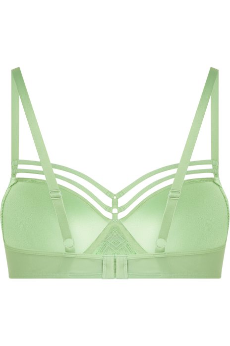 Seduction push up bra pastel green