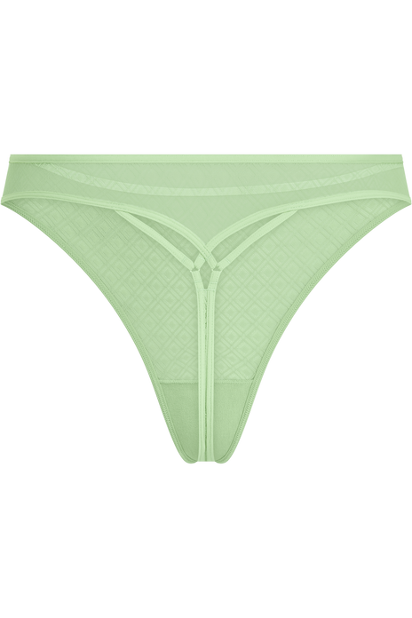 Seduction 4 cm thong pastel green