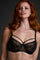 Space odyssey wired unpadded balcony black lace and sand