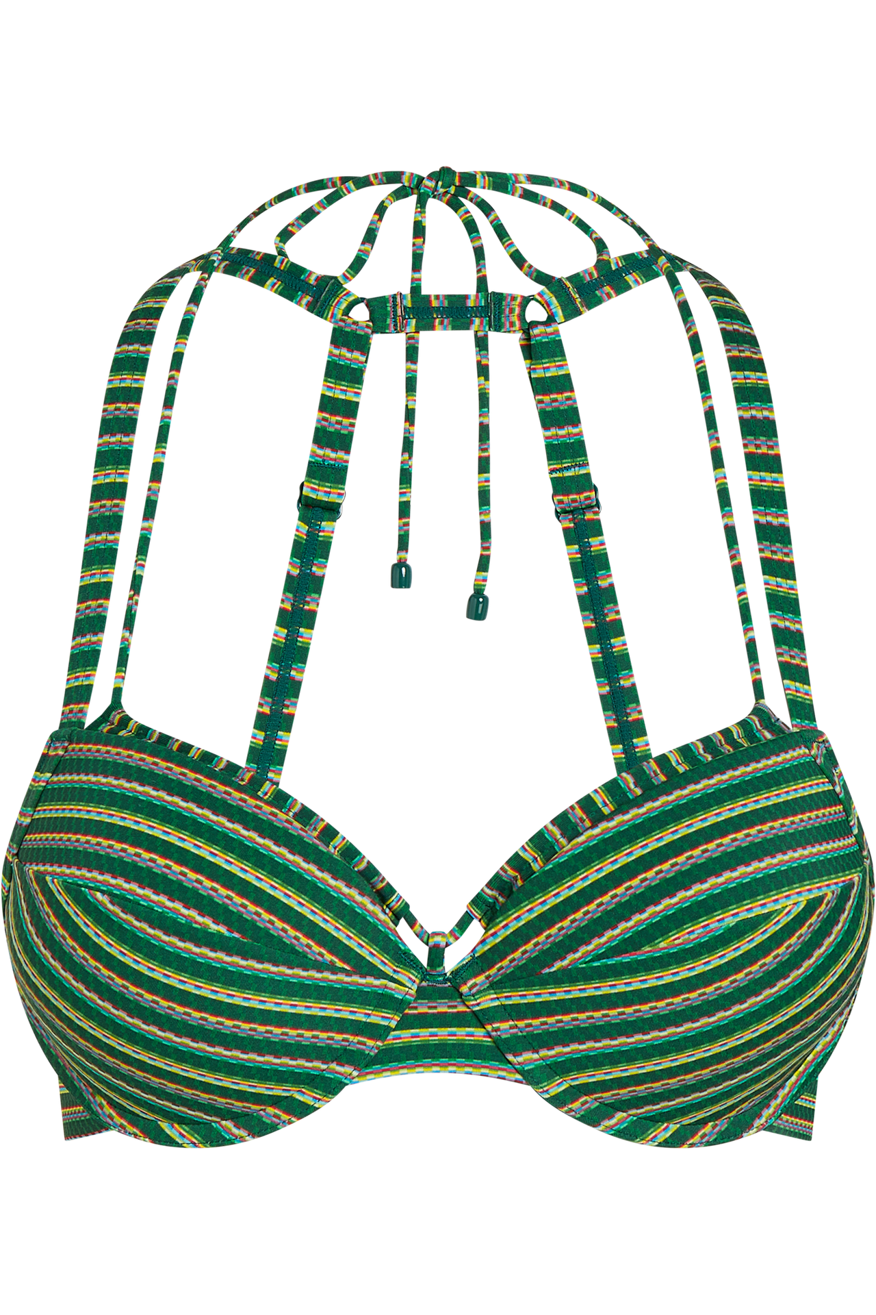 Holi vintage plunge balcony bikini top botanical garden