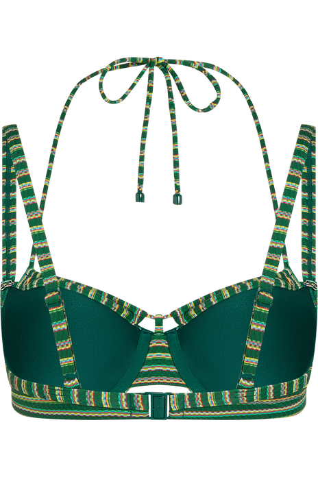 Holi vintage plunge balcony bikini top botanical garden