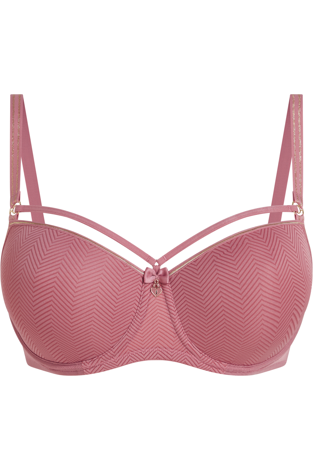 Space odyssey balcony bra rose and gold