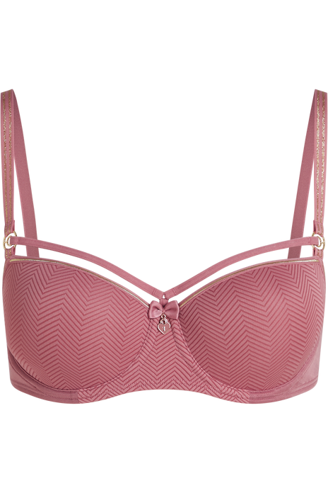 Space odyssey balcony bra rose and gold