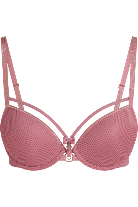 Space odyssey push up bra rose and gold