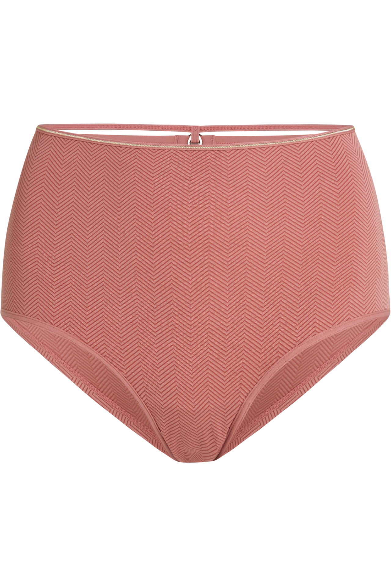 Space odyssey high waist briefs rose and gold