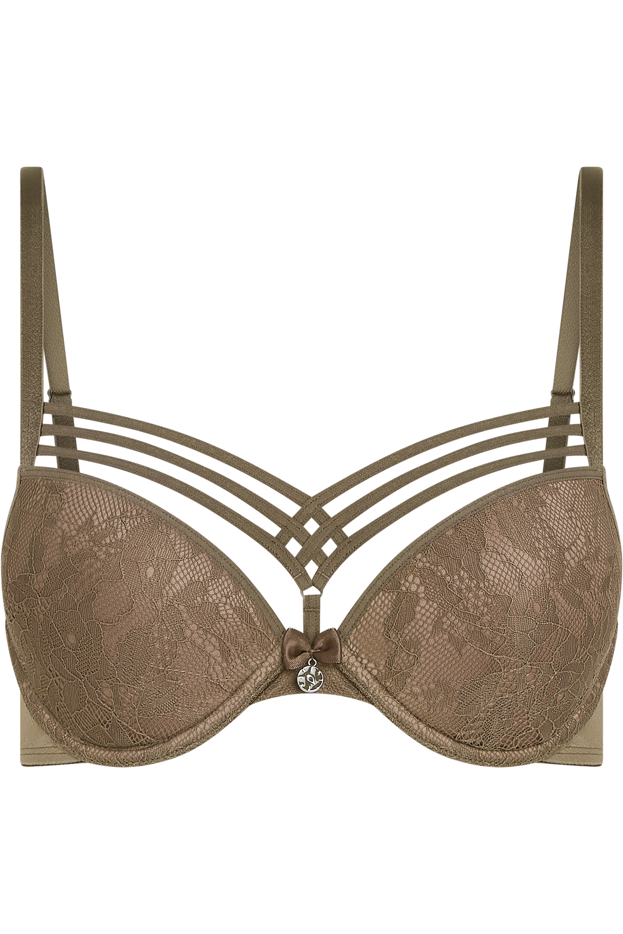 Dame de paris push up bra cappucino brown
