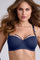 Morana plunge balcony bra dark sky blue