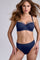 Morana plunge balcony bra dark sky blue