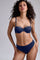 Morana plunge balcony bra dark sky blue