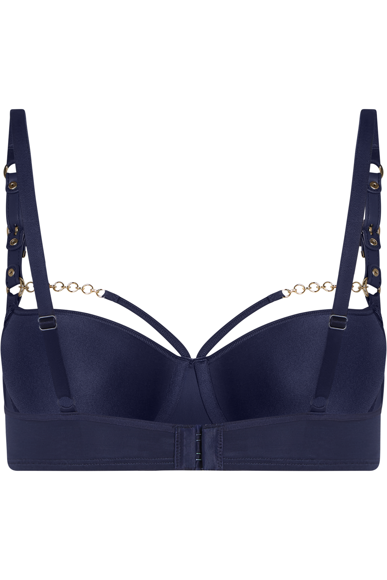Morana plunge balcony bra dark sky blue