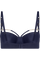 Morana plunge balcony bra dark sky blue