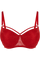 Space odyssey balcony bra red lace