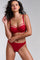 Space odyssey balcony bra red lace
