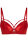 Space odyssey push up bra red lace
