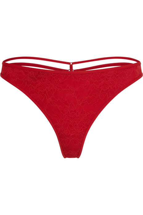 Space odyssey 4 cm thong red lace