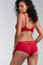 Space odyssey 12 cm brazilian shorts red lace