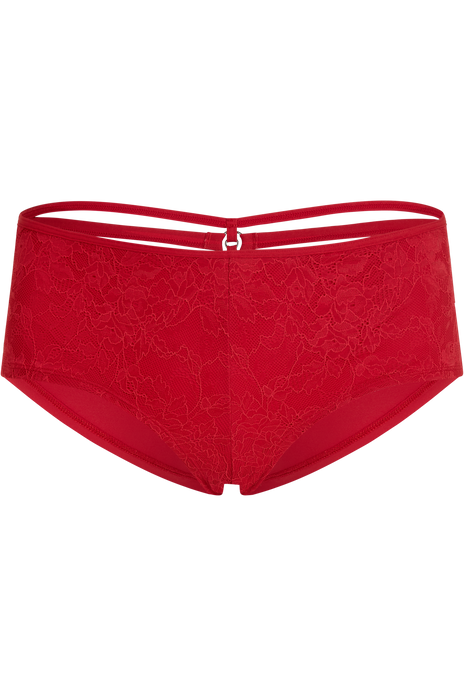 Space odyssey 12 cm brazilian shorts red lace
