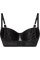 Rococo balcony bra royal black