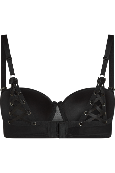 Rococo balcony bra royal black