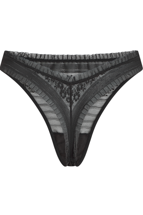 Rebel in lace butterfly thong black rebel