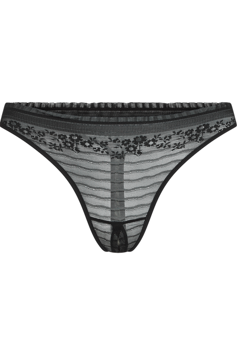 Rebel in lace 4 cm thong black rebel