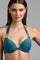 Royal navy push up bikini top air force blue
