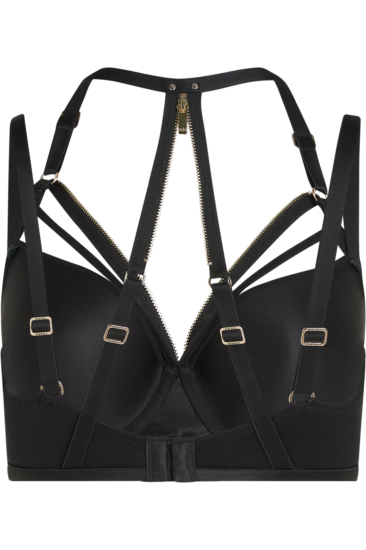Intelligentia plunge bra black