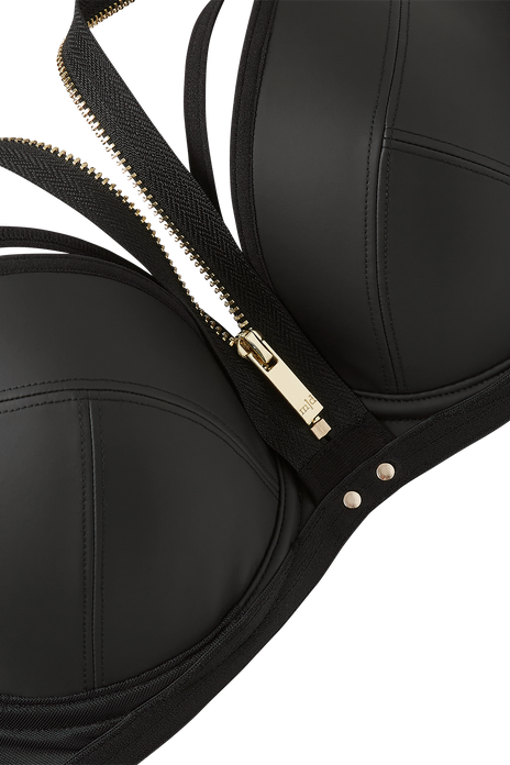 Intelligentia push up bra black