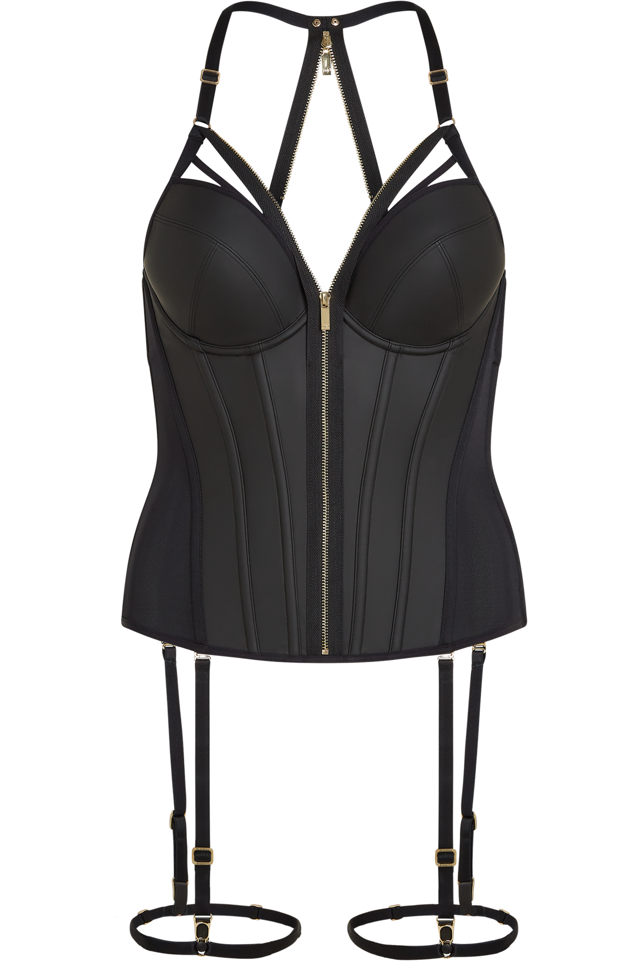 Intelligentia push up corset black