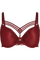 Dame de paris plunge bra midnight merlot