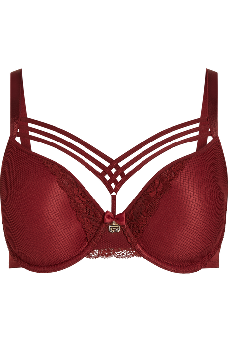 Dame de paris plunge bra midnight merlot