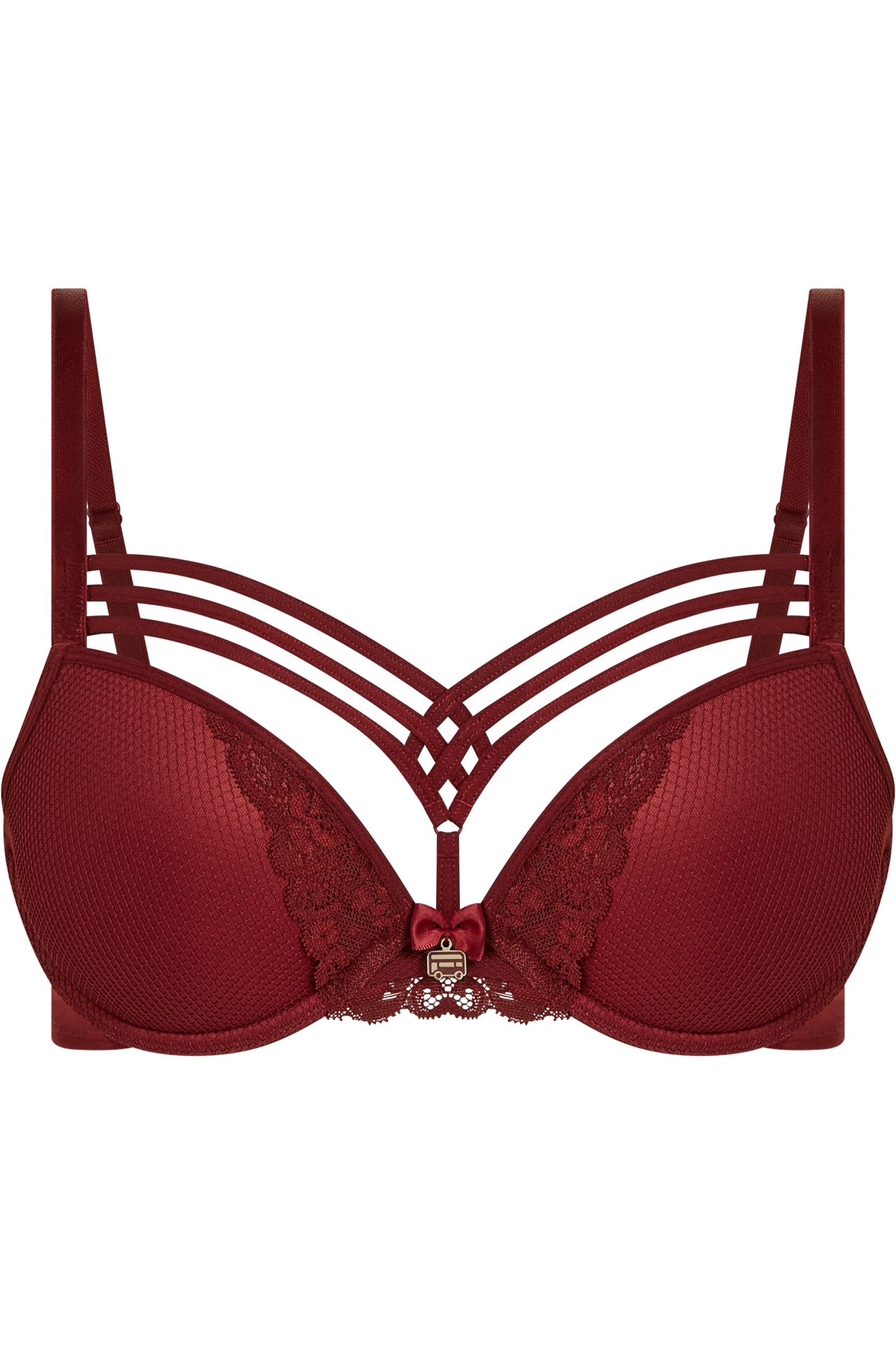 Dame de paris push up bra midnight merlot