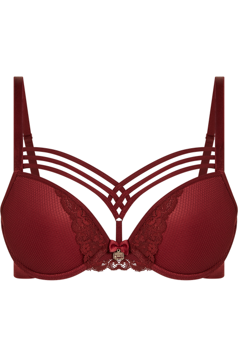 Dame de paris push up bra midnight merlot