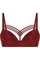 Dame de paris push up bra midnight merlot