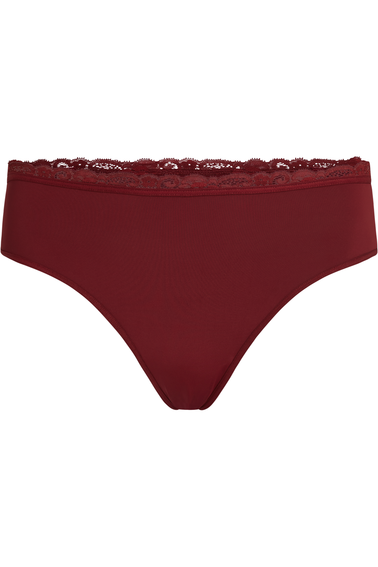 Dame de paris 7 cm thong midnight merlot