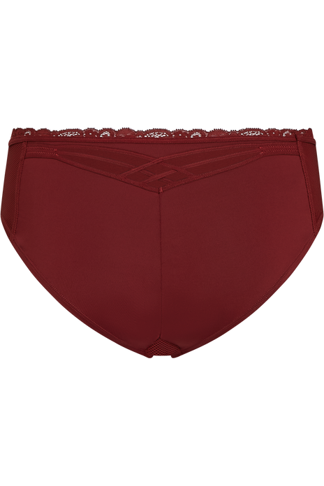 Dame de paris 8 cm brazilian briefs midnight merlot