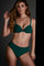 Incognita push up bra shadow green
