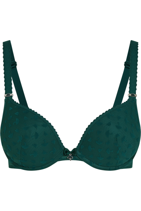 Incognita push up bra shadow green