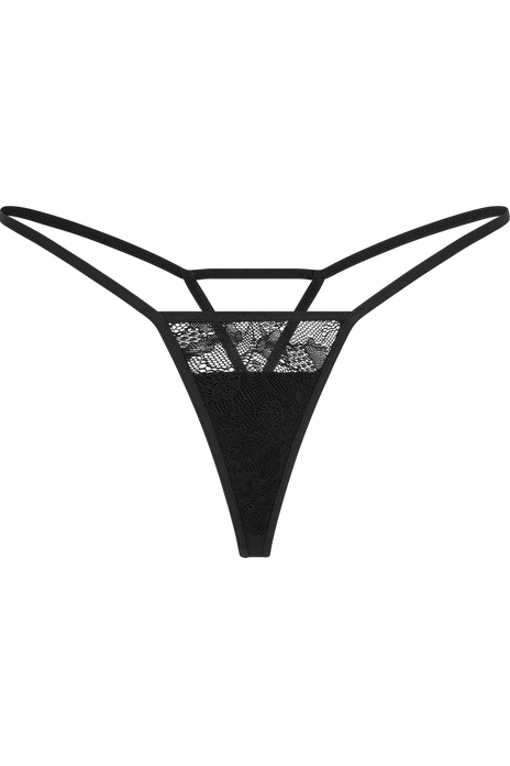 Slip it to me thong black