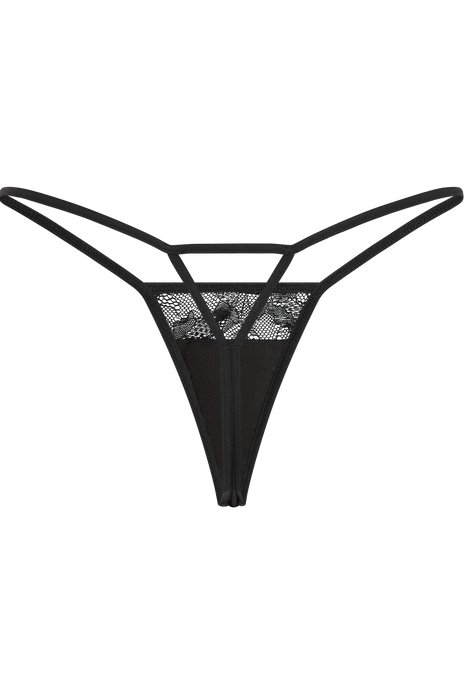 Slip it to me thong black