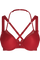 Peekaboo push up bra red secret